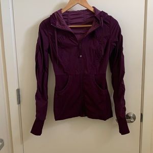 Lululemon Reversible Dance Studio Hoodie Jacket, purple, 6